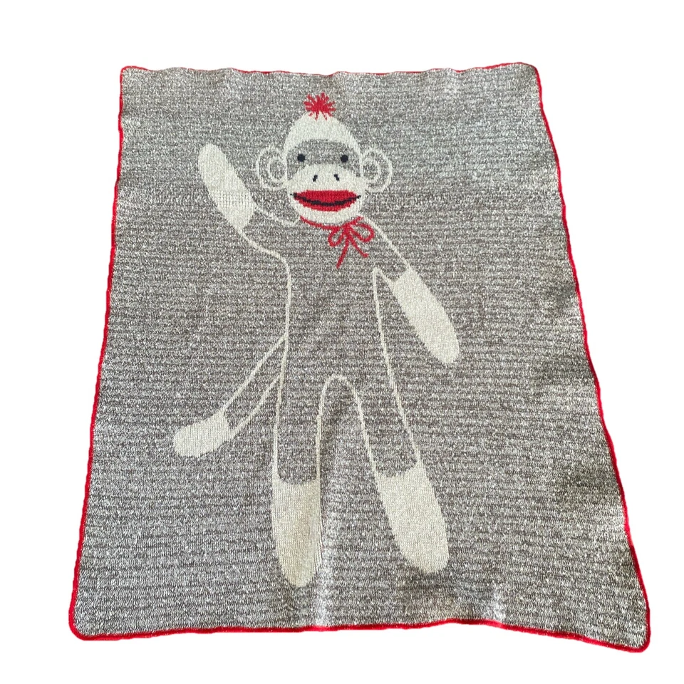 Calcetín Mono Bebé Manta Lovey Seguridad Blankey 42"x30" Agitando Foto 1 de 4