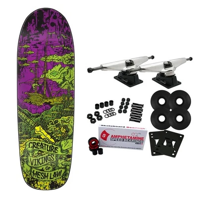 Creature Skateboard Completo Viking of Hesh Law XX 9.55" x 30.46" Foto 1 de 4