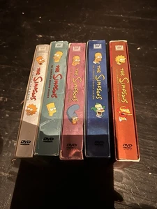 The Simpsons Rare Vintage Seasons 1-5 DVD Sets! Like New!! Collector Must Have! - Bild 1 von 14