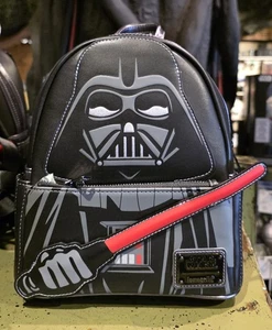 2025 Loungefly Star Wars Darth Vader Mini Backpack New Disney Parks - Picture 1 of 5