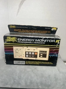 Hunter Energy Monitor II Programmable Thermostat Model 42203 Save Energy Prop - Picture 1 of 7