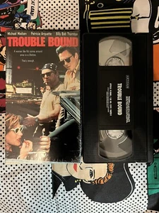 TROUBLE BOUND - 1993 VHS Movie Michael Madsen Billy Bob Thornton Film - Picture 1 of 6
