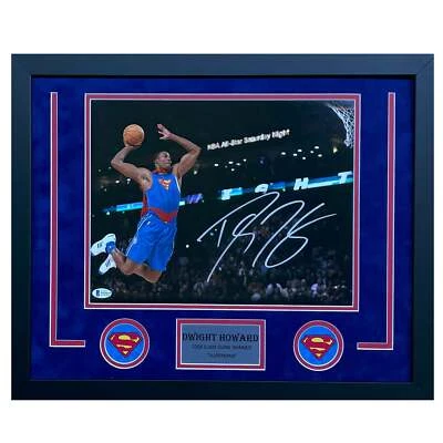 Dwight Howard Hand Signed & Framed Superman 11x14 Photo (JSA) - Image 1 of 4