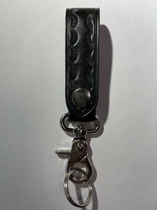 HWC Leder Schlüsselanhänger Halter mit Dreh- und Spaltring - Bild 1 von 1