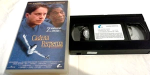 Perpetual Chain Tim Robbins Morgan Freeman - VHS Tape 7 NOMINATIONS TO OSCAR - Picture 1 of 4