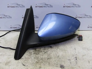 SKODA OCTAVIA MK3 2013-2017 DOOR WING MIRROR ELECTRIC (PASSENGER SIDE) IN BLUE - Picture 1 of 6