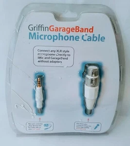 Griffin GarageBand Microphone Cable XLR TA493LL/A New Replacement NOS A3 - Picture 1 of 2