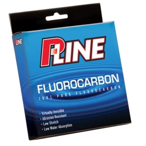 P-Line Soft Fluorocarbon Clear Fishing Line - Picture 1 of 9
