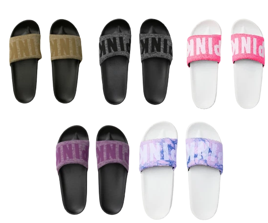 SANDALIAS VICTORIAS SECRET ROSA SIN COSTURAS ZAPATOS DE PLAYA S M L NUEVAS CON ETIQUETAS Foto 1 de 1