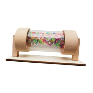 Wooden Baby Rainmaker Toy DIY Wooden Rattle for Plane Toy Boy Girl Preschool - Picture 1 of 10