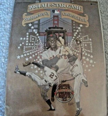 MLB 1984 All Star Game Program from San Francisco Giants Candlestick Park - Image 1 of 2