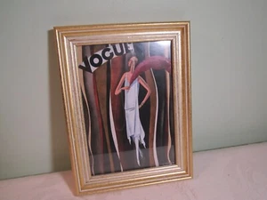 Vintage 1927 Vogue William Bolin Framed Magazine Cover Picture Print - Bild 1 von 10