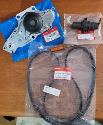 Honda Acura OEM Water Pump Timing Belt Tensioner SET 3PCS ACCORD MDX PILOT 14-21 - Image 1 of 4