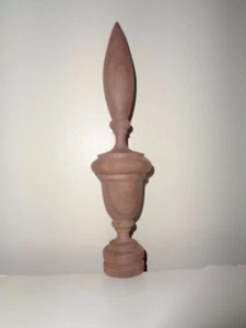 WOOD FINIAL UNFINISHED FOR FURNITURE OR CLOCK #56 - Picture 1 of 1