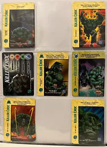 Overpower Collectible DC Card Game - Killer Croc Character Cards Set of 17 - Picture 1 of 1