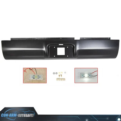 Rear Bumper Roll Pan w/LED Light For Dodge Ram 1500 2500 3500 1994-2001 Foto 1 de 4