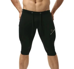 Brave Person Mens Fitness Jogging Pants Compression Tight Training Leggings GYM - Picture 1 of 58