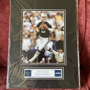 NFL Licensed Dallas Cowboys Tony Romo Mounted Photo - Picture 1 of 3