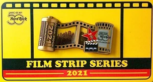 2021 HARD ROCK CAFE LOS ANGELES 3D 50TH ANNIVERSARY FILM STRIP SERIES PIN - Picture 1 of 3