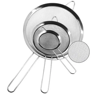 Fine Mesh Strainers - Premium Stainless Steel Colander Sieve Sifters with Dur... - Picture 1 of 7