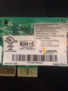 Dell FF959 Conexant RD01-D850 PCI Internal 56k Modem Card - Bild 1 von 4