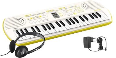 Casio SA 80 Mini Keyboard Piano Tasten Klavier Digital Set Kopfhörer Netzteil - Bild 1 von 4