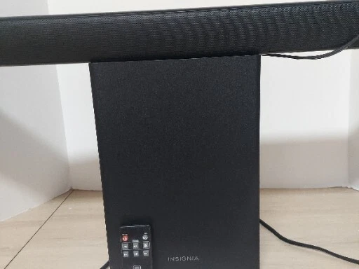 Insignia- 2.1-Channel 80W Soundbar System with Wireless Subwoofer - Black - Image 1 of 4