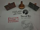 Custom Stamp Personalised Rubber stamps for logos Text or QR Code Bespoke Custom