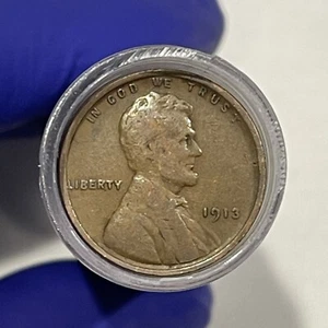 Moneda coleccionable de centavo de trigo Lincoln 1913 P (bien) (leer descripción) - Imagen 1 de 2