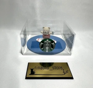 Starbucks Japan Bearista Lid Cup Silicone Summer 2024 Bearista enjoying surfing - Picture 1 of 5