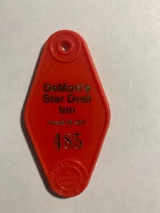 Llavero de habitación de motel Demori's Star Dust Inn solo Prescott Wisconsin #485 - Imagen 1 de 2