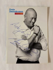 Handsignierte Autogrammkarte , THOMAS KEMMERICH , FDP , 2 - Bild 1 von 1