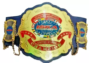United States ISKA International Sport Replica Kickboxing Association Adult Belt - Picture 1 of 8
