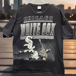 🔥 Vintage • Chicago White Sox • Teamwork 1993 All Over Print T-Shirt • Herren XL - Bild 1 von 12