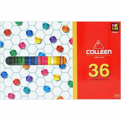 COLLEEN 36 Colored Pencil Set Hexagon 36 colors 775-36 Art Drawing Painting - Image 1 of 2