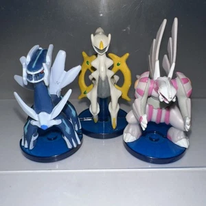 Pokemon 2009 Collection Figure Set of 3 Dialga&Palkia&Arceus 2inches - Picture 1 of 4