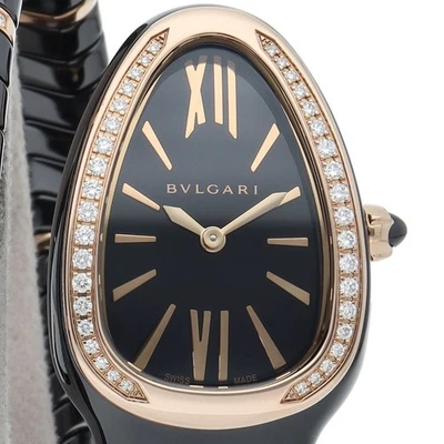 Reloj BVLGARI Serpenti Spiga Doble Espiral con Bisel de Diamantes y Diamantes Br... Foto 1 de 4