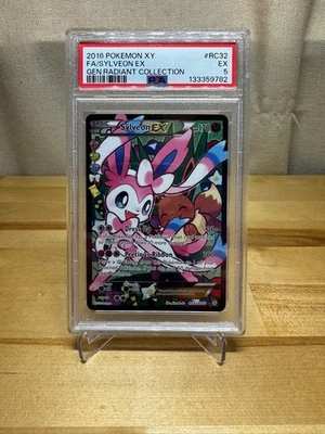 2016 Pokemon XY Radiant Collection Sylveon EX PSA 5 RC32 - Image 1 of 2