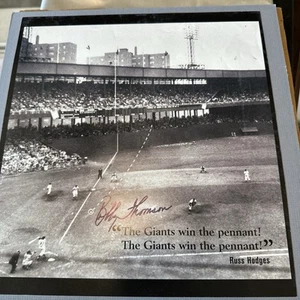 Bobby Thomson Signed Magazine Page Shot Heard Round The World - Picture 1 of 3