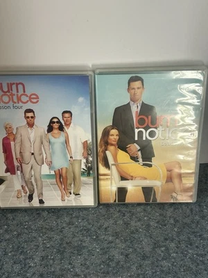 Burn Notice: Season 4 & 5 DVD Widescreen, Subtitled, NTSC LOT M9 - Image 1 of 4
