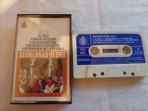 SEVILLANAS DE ORO CINTA CASSETTE-EL PALI -AMIGOS DE GINES-LOS MARISMEÑOS - Picture 1 of 3