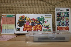 Super Mario RPG w/box manual card Nintendo Super Famicom SFC VG! - Picture 1 of 4