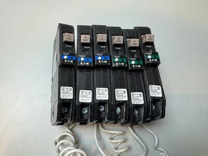 6 EATON 15 AMP einpoliger TYP CH KOMBINATION AFCI, Mehrzweck CAF/GF Schutzschalter - Bild 1 von 11