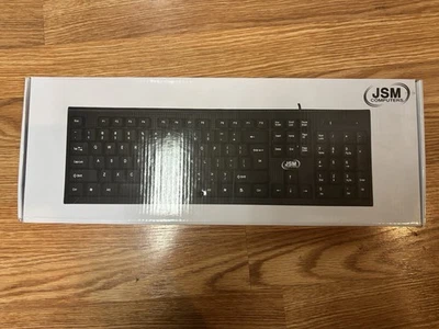 USB JSM COMPUTER KEYBOARD FOR ALL COMPUTERS AND PC’S USED - Image 1 of 4