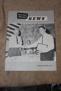 Market Basket Grocery Employee News agosto-septiembre 1956 - Imagen 1 de 6