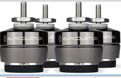 IsoAcoustics Gaia Series Isolation Feet for Speakers & Subwoofers (Gaia III
