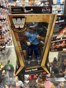 WWE Wrestling Elite Collection Legends Series 27 Terry Funk Fig Blue New In Hand - Picture 1 of 2
