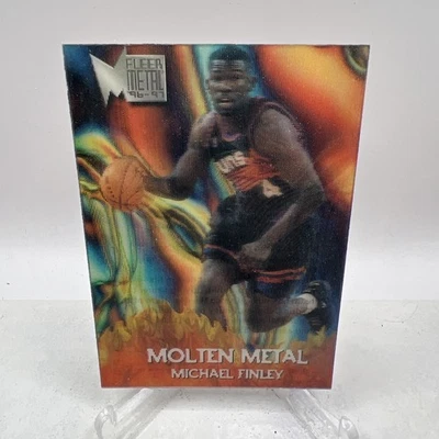 1996-97 Fleer Metal Molten Metal Michael Finley Suns 3D Lenticular Card #1 - Image 1 of 2