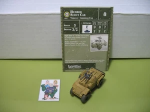 =Axis & Allies Miniatures 1939-1945 Humber Scout Car with card 2/60= - Picture 1 of 1