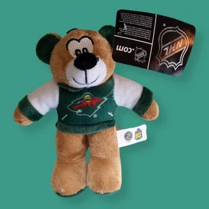 Minnesota Wild NHL 7″ Plush Bear Team Jersey Hockey Fan Collectible w/ Tags - Picture 1 of 6